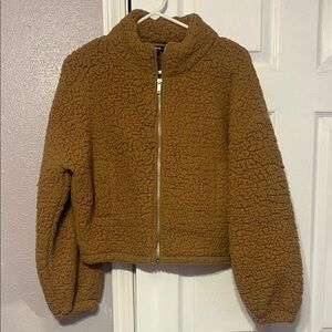 Express Brown Sherpa Jacket
